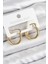 Pirinç Halka Model Gold Renk Kadın Küpe - TJ-BKP11010 1