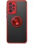 Samsung Galaxy A13 4g Kılıf Montreal Yüzüklü Silikon Kapak - Kırmızı 1