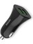 DLP3522N Çift Usb-A Portlu Araç Şarj Adaptörü, 5V 2.4A Çıkış, 12-24V Giriş, Kompakt Tasarım, Aşırı Isınma ve Şarj Korumalı, Siyah 1
