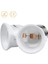 E27 Lamba Duyu Dağıtıcı Adaptör 2'si 1 Arada, E27 Duy Dağıtıcı, LED Lamba, Ampul, Halojen, Lamba Duyu Dönüştürücü, 6'lı Paket 5