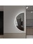 Luna Yarım Daire LED Ayna – Modern Minimal Form 6