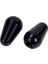 Guitars 5 Yollu Geçiş Anahtarı Ucu Imperial 4,9 mm (3/16 Inç) Pikap Seçici Anahtar Kapakları Abd Fender Stratocaster Strat Telecaster Tele 2'li Paket Jt/dwqm-04 Siyah 5