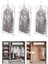 Vakumlu Hurç, Dolap Düzenleyici Elbise Saklama Poşeti,%80 Yer TASARRUFU,1ADET 90X60CM,1ADET 105X70CM,1ADET 145X70CM (Elbise Seti 3'lü) 1