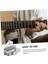 Bulut Şekilli Krom Mandolin Kuyruk Parçası Köprü Vidalı 60X35MM Metal Gitar Ukulele Gitar ve Ukulele Performansları Enstrüman Aksesuarları Için Yedek Parçalar 5