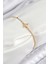 Pirinç Zirkon Taşlı Arı Model Ezme Zincir Gold Renk Kadın Bileklik - TJ-BB7595 1