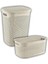 Katre Kirli Çamaşır Sepeti ve Çamaşır Selesi Set Latte TRN-170-171-02 2