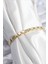 Pirinç Vıp Seri Gold Renk Zirkon Taşlı Model Kadın Bileklik - TJ-BB7940 2