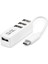 Type-C Hub 4*usb Beyaz (Telefon Uyumlu) HDX7015 1
