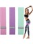 Aerobik Crosstraining Fitness Squat Egzersiz Yoga Pilates Direnç Bandı Yeşil Pembe Mor Hafif Orta Çok Sert 3’lü Set 1