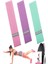 Aerobik Crosstraining Fitness Squat Egzersiz Yoga Pilates Direnç Bandı Yeşil Pembe Mor Hafif Orta Çok Sert 3’lü Set 3