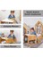 2-4 Yaş Kumru Ahşap Montessori Çocuk Oyun, Çalışma ve Aktivite Masası ve Sandalyesi 2