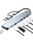 Gn-33 Multiport Type C ve USB Girişli 7 In 1 Adaptör Hub Çoğaltıcı Tamamı Alüminyum Kasa 1