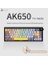 Ajazz AK650 Kablosuz Mekanik Klavye 3 Modlu Tft Ekranlı Hot-Swap-65 Tuşlu Rgb Siyah/dream Switch 3