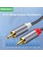 3.5mm Aux Jack To Rca Hi-Fi Ses Kablosu 1 Metre 2