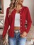 Kadın Uzun Kollu Önden Düğmeli Triko Ceket 2