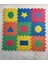 9 Parça Büyük Boy Geometri Desen Tatami Eva Oyun Karosu Yer Matı Puzzle Yapboz 2