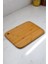 Golden Bambu Serisi Oluklu Antibakteriel Yıkanabilir Bambu 36X26 cm Doğrama Tahtası, Kaşık ve Spatula, Tahta Kevgir, 4'lü Set 5