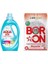 Aquabor Sıvı Çamaşır Deterjanı Renkliler Için 33 Yıkama + Boron Toz 4 kg Beyazlar Için 26 Yıkama 1