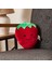 Soft Çilek Figürlü Yastık - Kırmızı - 25 cm 1