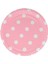 Karton Tabak 8'li Pembe Puantiyeli 23 cm 1
