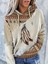 Kadın Uzun Kollu Kapşonlu Bağcıklı Şardonlu Dalgıç Bluz 3