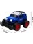 Uzaktan Kumandalı Pilli Full Fonksiyon Işıklı Drift Atabilen Offroad Yüksek Teker Araba Jeep, Kutulu ve Dayanıklı Malzeme (Mavi-Beyaz) 3