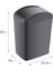 Soft Çöp Kutusu Döner Kapak Antrasit 10 Lt - Antrasit, Çok Amaçlı Döner Kapaklı Çöp Kovası 2