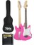CEG-36PK 8-12 Yaş Çocuklar Için Amfili Full 3/4 36 Inç Elektro Gitar Seti Pembe 2