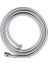 Twistfree Lüx Pvc Duş Hortumu/duş Spirali/paslanmaz Bağlantı Uçlu 150 cm Gümüş 2