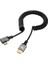 Mini HDMI 2.0 Erkek HDMI Erkek 4 K 60hz Streç Sarmal Kablo Sol Açılı 90 Derece Hdtv Bilgisayar Dizüstü Monitör 1