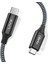 Action Thunderbolt 4 Type C Kablo 100 W Pd Şarj 40 Gbps Veri ve Görüntü Aktarım Kablosu Örgülü Kablo (50 Cm) 1