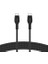 Macbookpro, Ipadpro, GALAXYS22, Ultra, Plus - Siyah Gibi Cihazlar Için Power Delivery Pd ile Hızlı Şarj Için Boostchargepro Flex Örgülü Usb-C - Usb-C Kablosu 1m Usb-If Onaylı 3