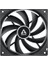 F12 - Pc Fanı, 120 mm Standart Kasa Fanı, Sessiz Fan, Standart Gövdeli Kasa Fanı, Itme Veya Çekme Yapılandırması Mümkün, 1350 Rpm - Siyah 2