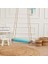 Klasik Ahşap Piknik Salıncak - Ev, Bahçe, Piknik (Turkuaz) 3