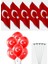 5 Kumaş Bayrak - 5 Ay Yıldızlı Balon - 5 Balon Çubuğu 1