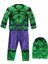 Friends - Çocuklar Için Süper Kahraman Serisi Cosplay Kostümü, Noel Çocuk Marvel Cosplay Erkek Cadılar Bayramı Süslü Elbise Kostüm Seti, 2-8 Yaş (Hulk, Yükseklik 115-130 Cm) 1