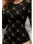 Kadın Bisiklet Yaka Uzun Kol Triko Mini Boy Elbise 2