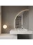 Halo Yarım Ay LED Ayna – Modern Minimal Duvar Aynası 4