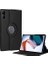 Redmi Pad Se 11INÇ ile Uyumlu Kılıf 360 Dönebilen Standlı Case Siyah 2