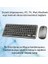 Mobile Premium Slim Süper Sessiz Klavye ve Mouse Seti, Telefon, Tablet, Pc, Tv Uyumlu Klavye Seti 2