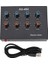 USB Audio Mikser Müzik Alüminyum Alaşım 20Hz-20kHz Dj Board 4 Kanal Mikser Stereo Mini Ses Kurulu 1