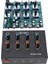 USB Audio Mikser Müzik Alüminyum Alaşım 20Hz-20kHz Dj Board 4 Kanal Mikser Stereo Mini Ses Kurulu 4