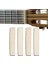 Akustik Gitar Için Kemik Köprülü Eyer | Ağartılmamış Akustik Gitar Köprü Eyerleri,pure Complete Bone Gitar Köprü Pimleri, Akustik Gitar Parçaları 1