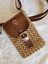 Örgü Telefon Çantası Taba Deri Kapaklı Askılı 4