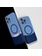 Apple iPhone 15 Pro Max Kılıf M-Safe Şarj Özellikli Mıknatıslı Zore Duble Kapak 2