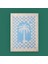 Deco Palm Breeze Kanvas Tablo - Mavi / Beyaz - 50X70 cm 2