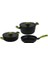 Colorgy Diamond Pro Yeşil 5 Parça Tencere ve Tava Seti 1