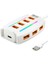 USB Hub 10*usb 1.2m Beyaz HDX7037 1