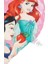 Disney Princess Heart Lisanslı Karakter BASKILI%100 Pamuk Kırlent, Pembe, Kalp 40X40 cm 3
