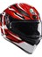 K1 S Motosiklet Kaskı Kapalı Kask Lion Black Red White S 1